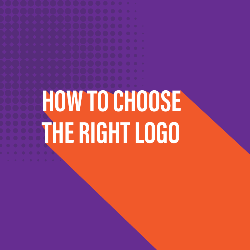 Title graphic - How to choose the right logo for your business.