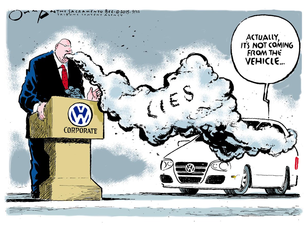 Volkswagen emissions cartoon