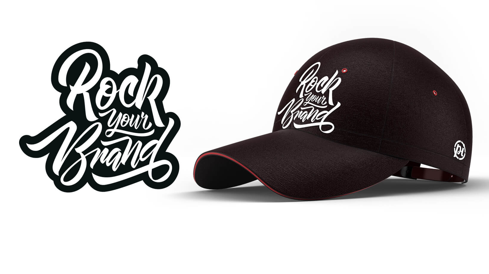 Rock Your Brand Logo and Cap Mock-Up