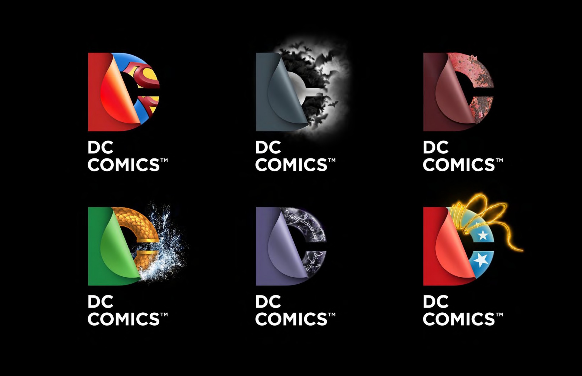 DC Character Logos