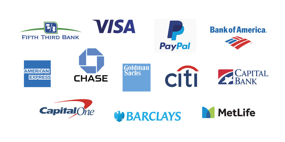 Examples of banking logos